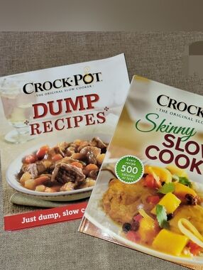 Skinny Slow Cooker & Dump Recipes Cookbook Set